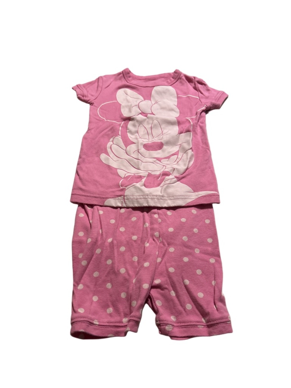 Disney GAP Pink Minnie Mouse Pyjama Set Size 3T